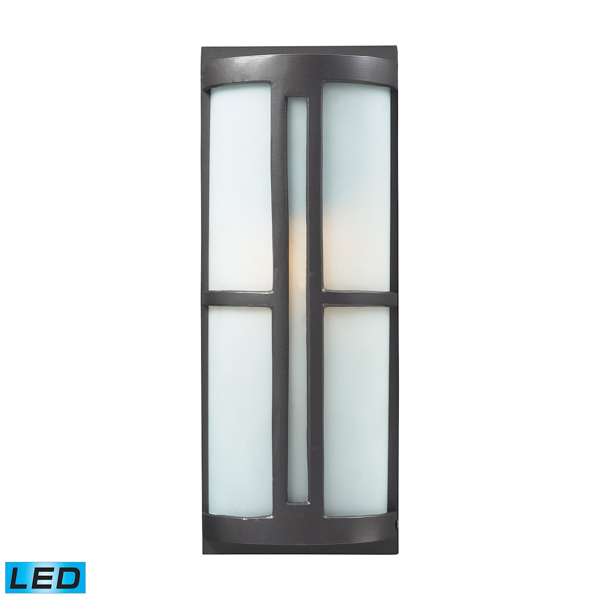 ELK Lighting 42395/1-LED Trevot 1-Light Outdoor Sconce in Graphite - Includes LED Bulb