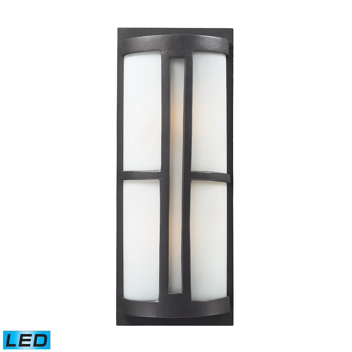 ELK Lighting 42396/2-LED Trevot 2-Light Outdoor Sconce in Graphite - Includes LED Bulbs