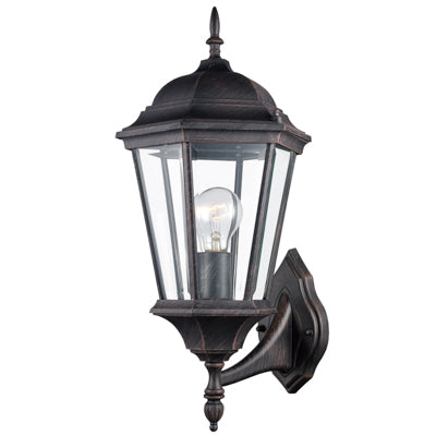 Trans Globe Lighting 4250 BC 23" Outdoor Black Copper Traditional Wall Lantern(Shown in Rust Finish)