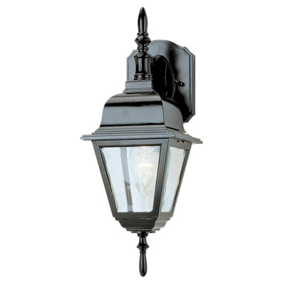Trans Globe Lighting 4411 BC 16.75" Outdoor Black Copper Colonial  Wall Lantern(Shown in Black Finish)