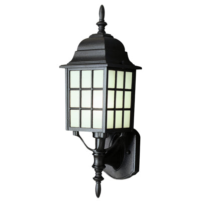 Trans Globe Lighting 4420 BK 19.5" Outdoor Black Mission/Craftsman Wall Lantern