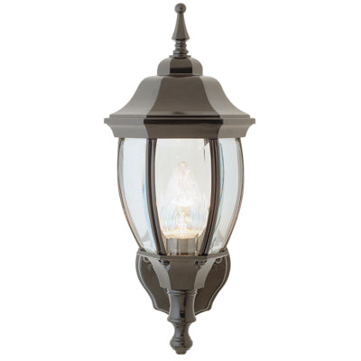 Trans Globe Lighting 4470 WH 15.75" Outdoor White Traditional Wall Lantern(Shown in Black Finish)