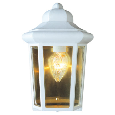 Trans Globe Lighting 4483 WH 12" Outdoor White Traditional Pocket Lantern