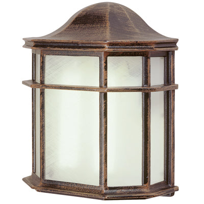 Trans Globe Lighting 4484 RT 9.75" Outdoor Rust Traditional Pocket Lantern