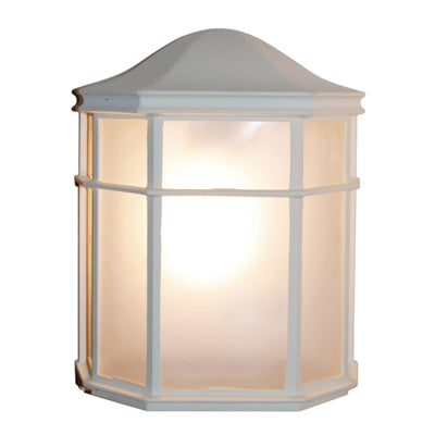 Trans Globe Lighting 4484 WH 9.75" Outdoor White Traditional Pocket Lantern