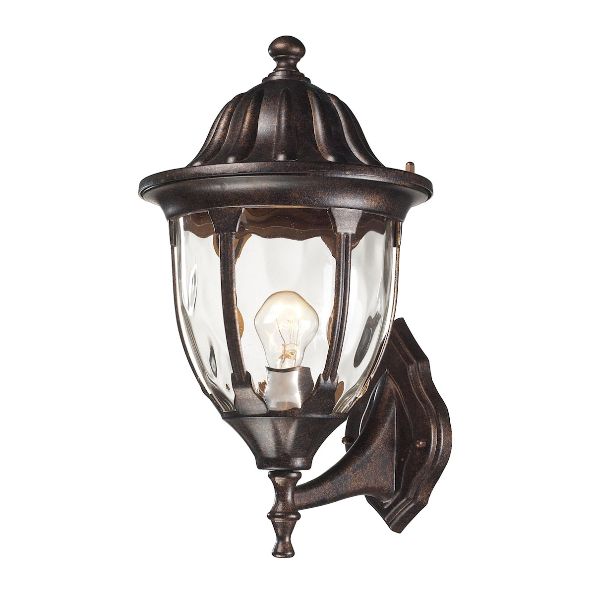 ELK Lighting 45001/1 Glendale 1-Light Outdoor Wall Lamp in Regal Bronze