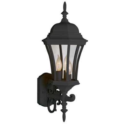 Trans Globe Lighting 4503 BK 23.5" Outdoor Black Colonial  Wall Lantern