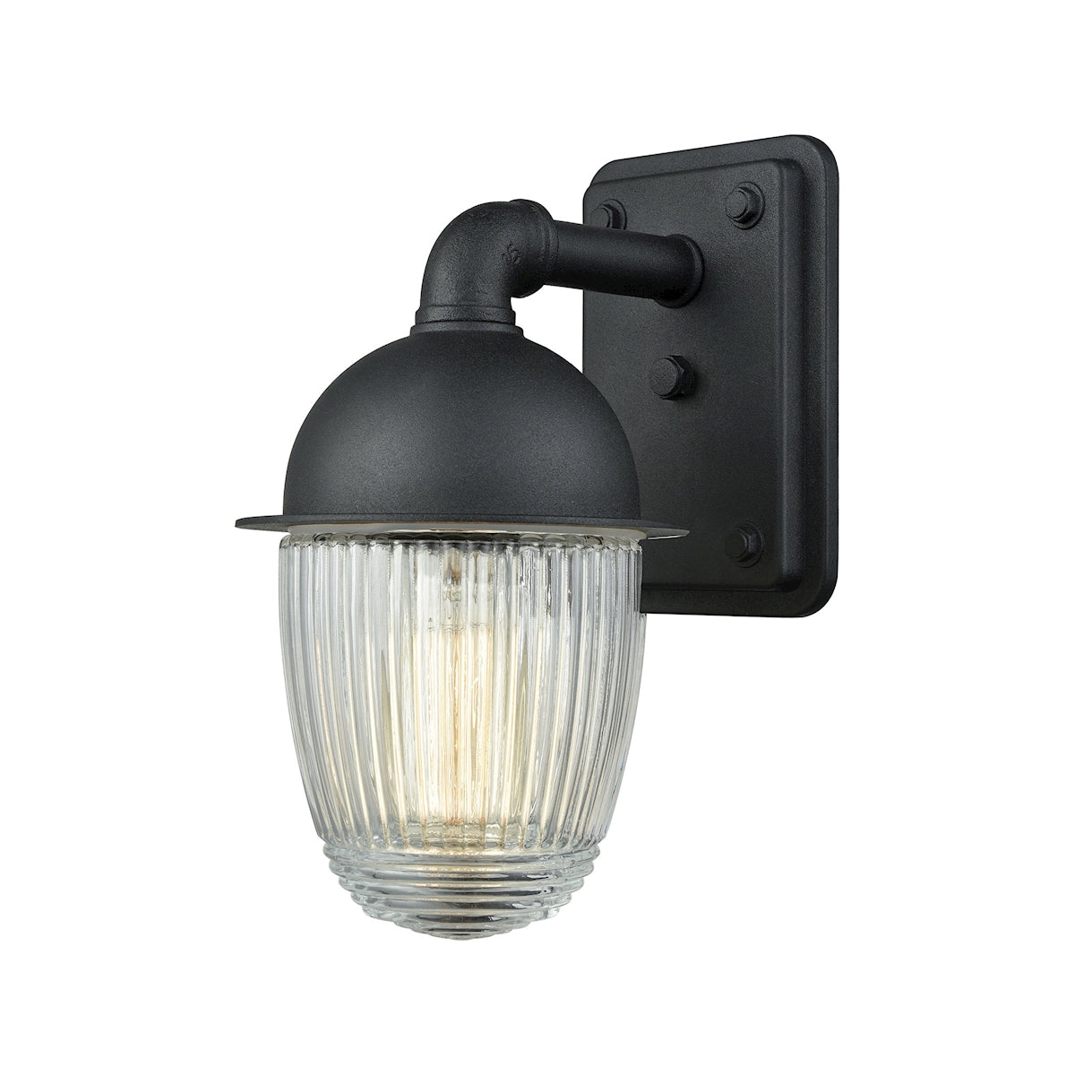 ELK Lighting 45250/1 Channing 1-Light Outdoor Wall Lamp in Matte Black