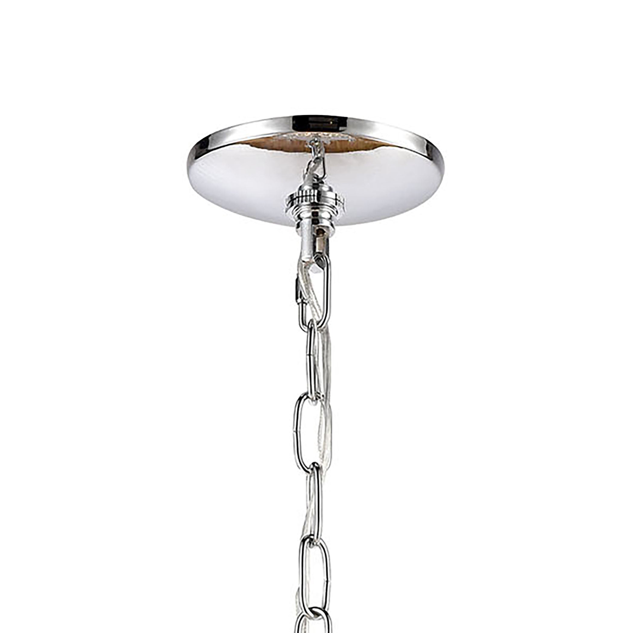 ELK Lighting 45463/9 Crystique 9-Light Chandelier in Polished Chrome with Clear Crystal