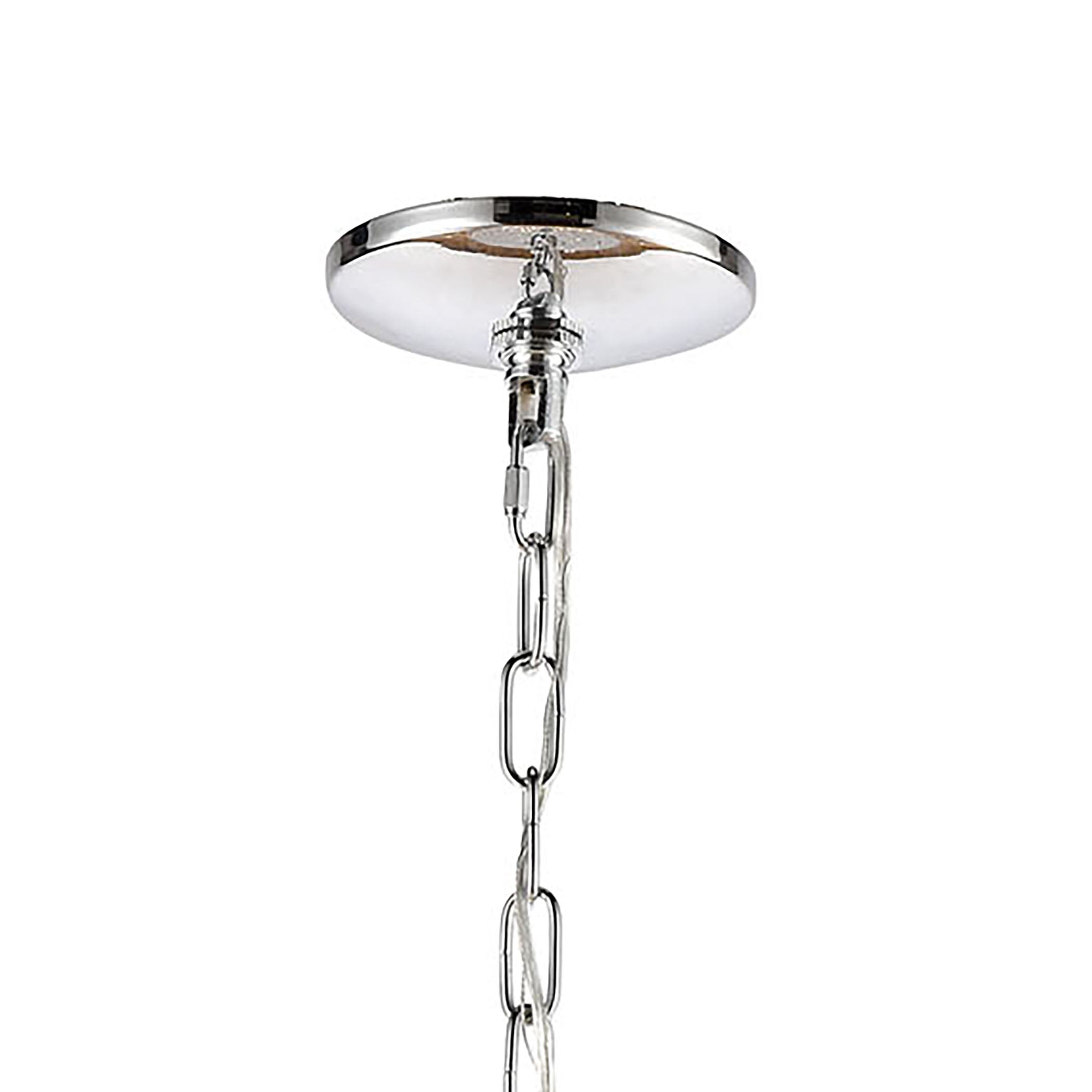 ELK Lighting 45464/12 Crystique 12-Light Chandelier in Polished Chrome with Clear Crystal