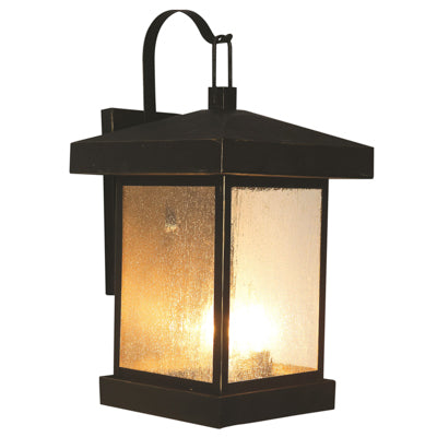 Trans Globe Lighting 45642 WB 18" Outdoor Weathered Bronze Traditional Wall Lantern
