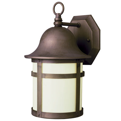 Trans Globe Lighting 4580 WB 12.5" Outdoor Weathered Bronze Transitional  Wall Lantern