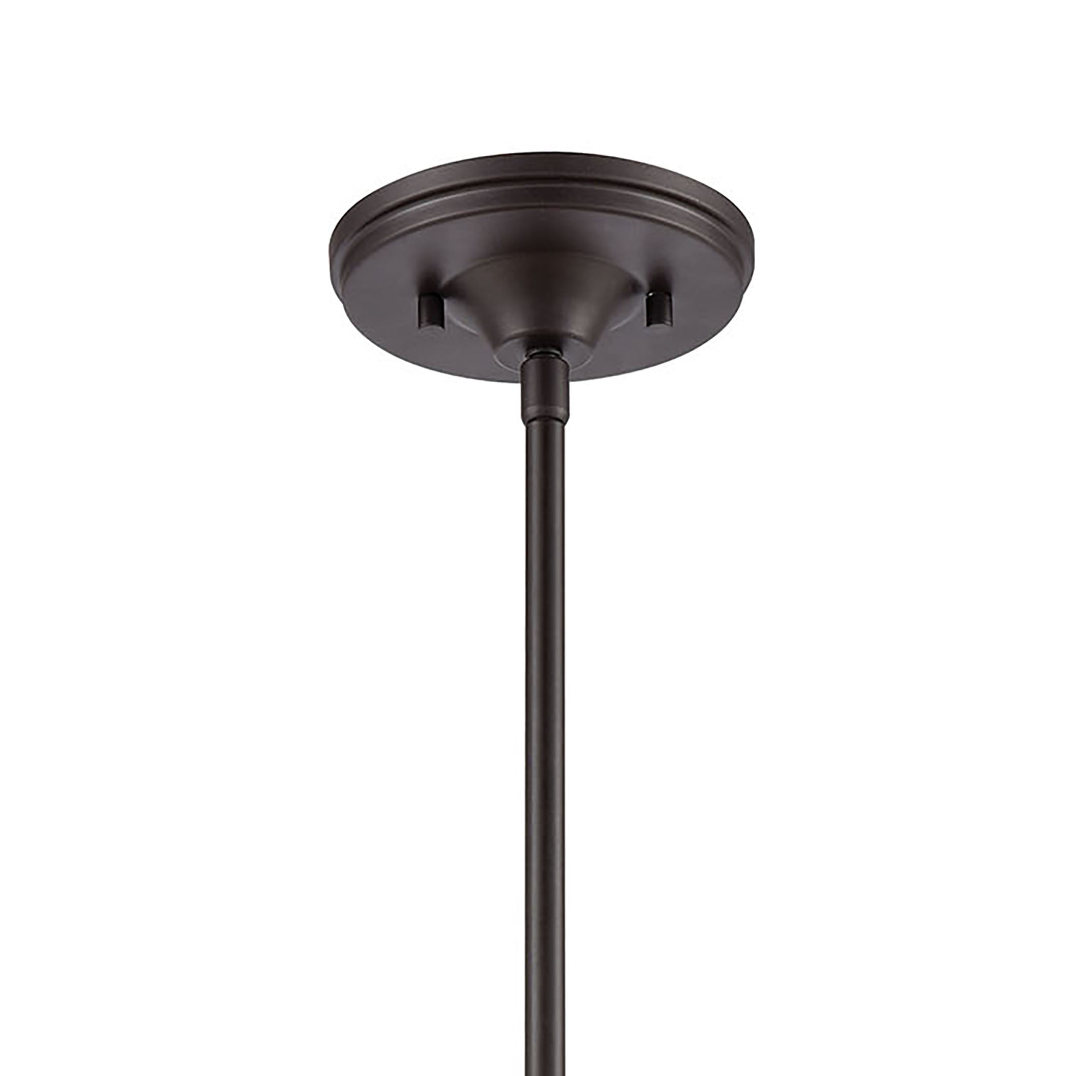 ELK Lighting 46565/1 Manhattan Boutique 1-Light Mini Pendant in Oil Rubbed Bronze with Clear Glass