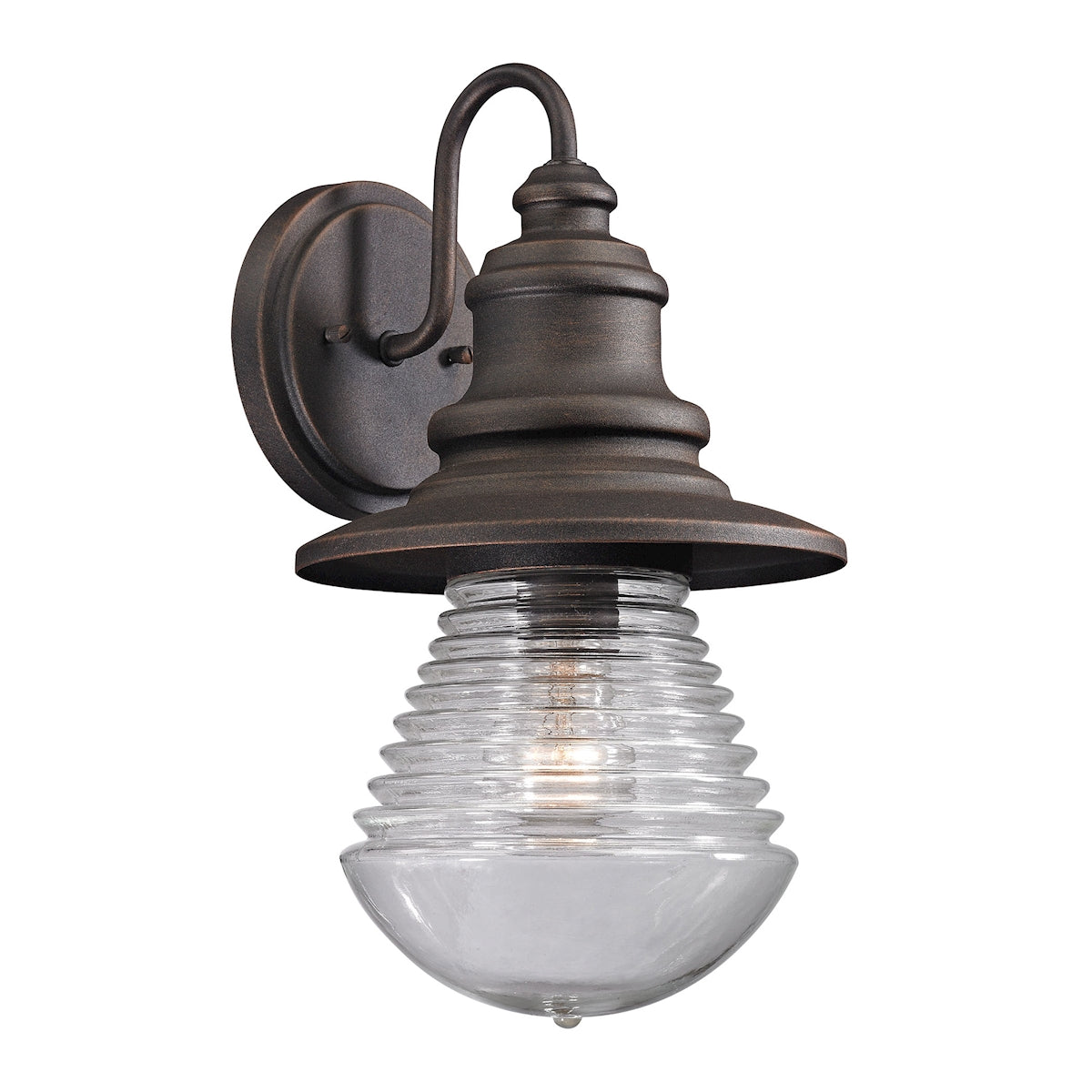 ELK Lighting 47045/1 Westport 1-Light Outdoor Wall Lamp in Weathered Charcoal