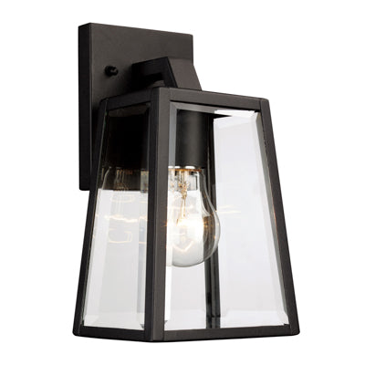 Trans Globe Lighting 50210 BK 10" Outdoor Black Transitional  Wall Lantern
