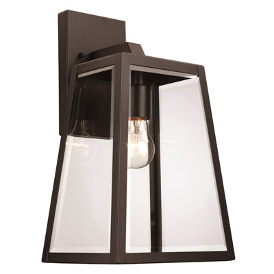 Trans Globe Lighting 50212 BK 14.5" Outdoor Black Transitional  Wall Lantern