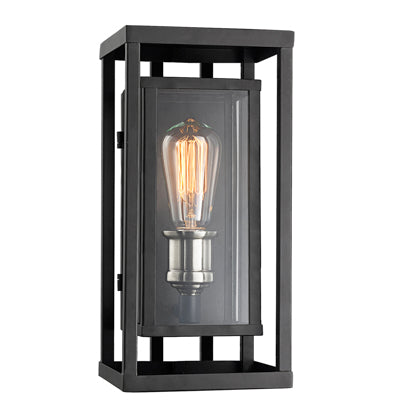 Trans Globe Lighting 50221 BK 13" Outdoor Black Contemporary Wall Lantern