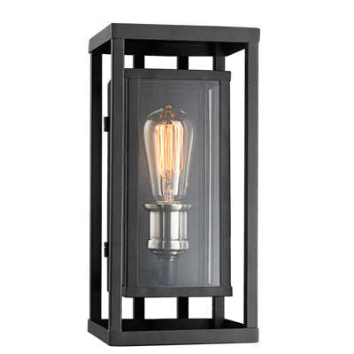 Trans Globe Lighting 50222 BK 15.5" Outdoor Black Contemporary Wall Lantern