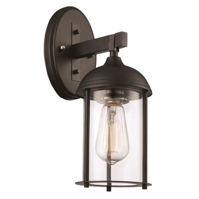 Trans Globe Lighting 50230 BK 13.5" Outdoor Black Traditional Wall Lantern