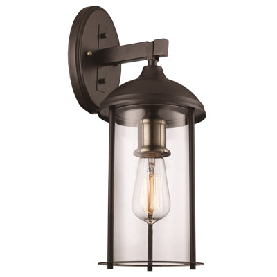 Trans Globe Lighting 50232 ROB 16.5" Outdoor Rubbed Oil Bronze Traditional Wall Lantern