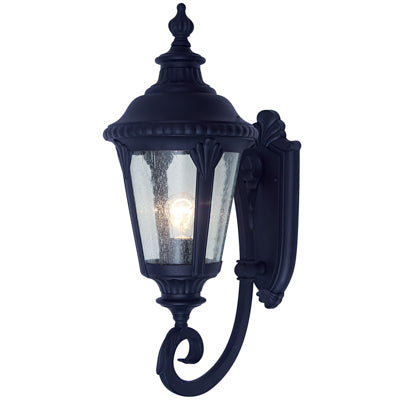 Trans Globe Lighting 5040 BK 19" Outdoor Black Tuscan Wall Lantern