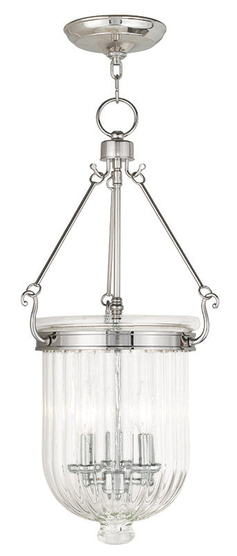 LIVEX Lighting 50517-35 Coventry Pendant in Polished Nickel (3 Light)