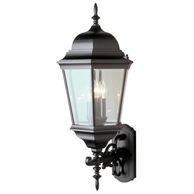 Trans Globe Lighting 51000 BC 29.5" Outdoor Black Copper Traditional Wall Lantern(Shown in BK Finish)