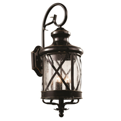Trans Globe Lighting 5121 ROB 23.25" Outdoor Rubbed Oil Bronze Traditional Wall Lantern