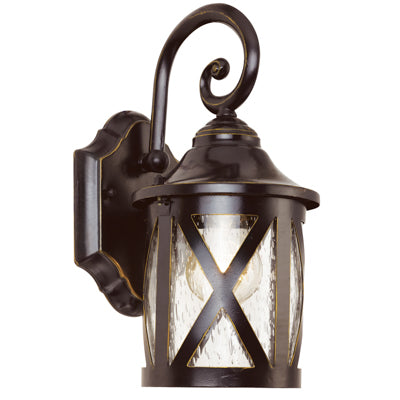 Trans Globe Lighting 5129 ROB 12.75" Outdoor Rubbed Oil Bronze Traditional Wall Lantern