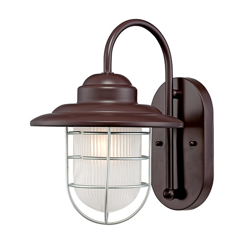 Millennium Lighting 5390-ABR R Series Inside Etched Wall Sconce in Architectural Bronze