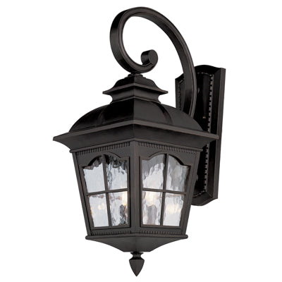 Trans Globe Lighting 5420 BK 25.5" Outdoor Black Rustic Wall Lantern
