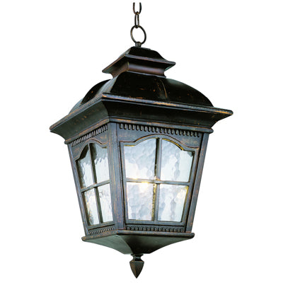 Trans Globe Lighting 5421 AR 21.25" Outdoor Antique Rust Rustic Hanging Lantern