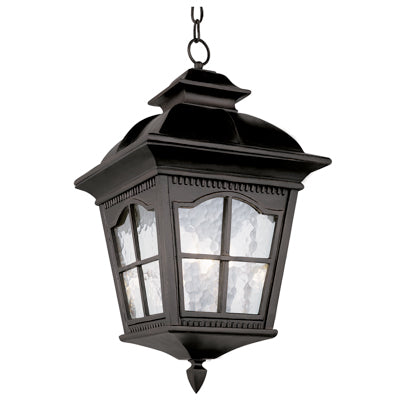 Trans Globe Lighting 5421 BK 21.25" Outdoor Black Rustic Hanging Lantern