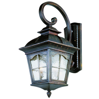 Trans Globe Lighting 5424 AR 30" Outdoor Antique Rust Rustic Wall Lantern
