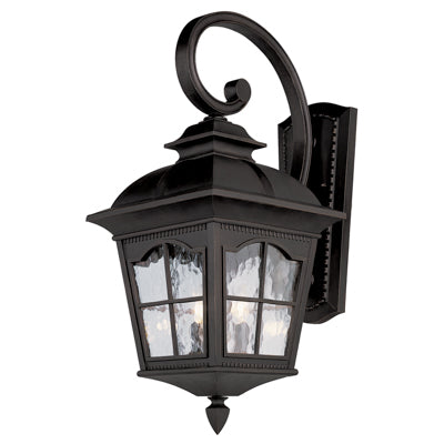 Trans Globe Lighting 5424 BK 30" Outdoor Black Rustic Wall Lantern