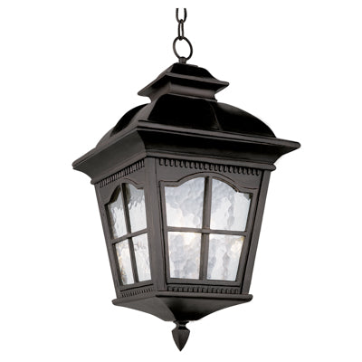 Trans Globe Lighting 5426 BK 23.75" Outdoor Black Rustic Hanging Lantern