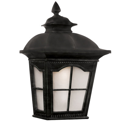 Trans Globe Lighting 5429-1 BK 16" Outdoor Black Rustic Pocket Lantern