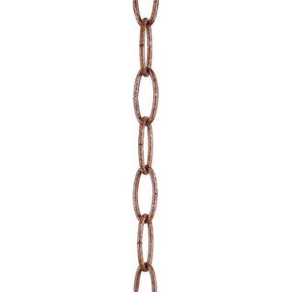 LIVEX Lighting 5608-71 Heavy Duty Decorative Chain with Hand-Applied Venetian Golden Bronze