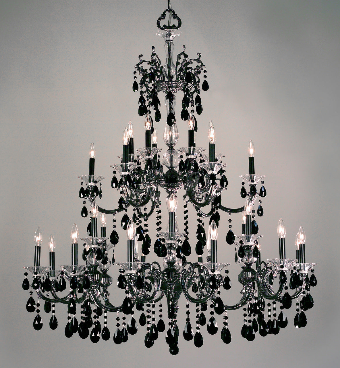 Classic Lighting 57060 CHP SC Via Lombardi Crystal Chandelier in Champagne Pearl (Imported from Spain)