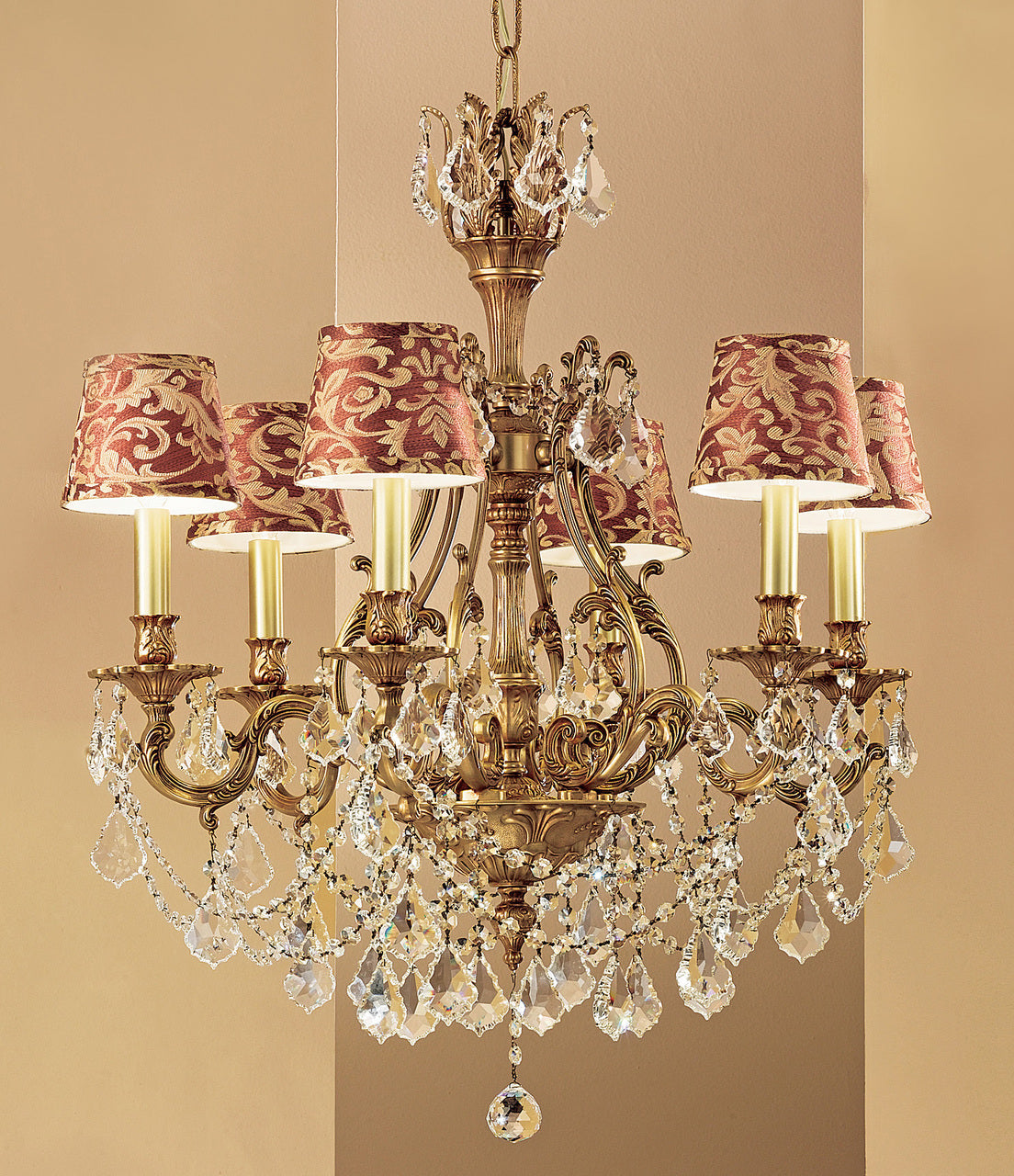 Classic Lighting 57356 FG SC Majestic Imperial Crystal Chandelier in French Gold (Imported from Spain)