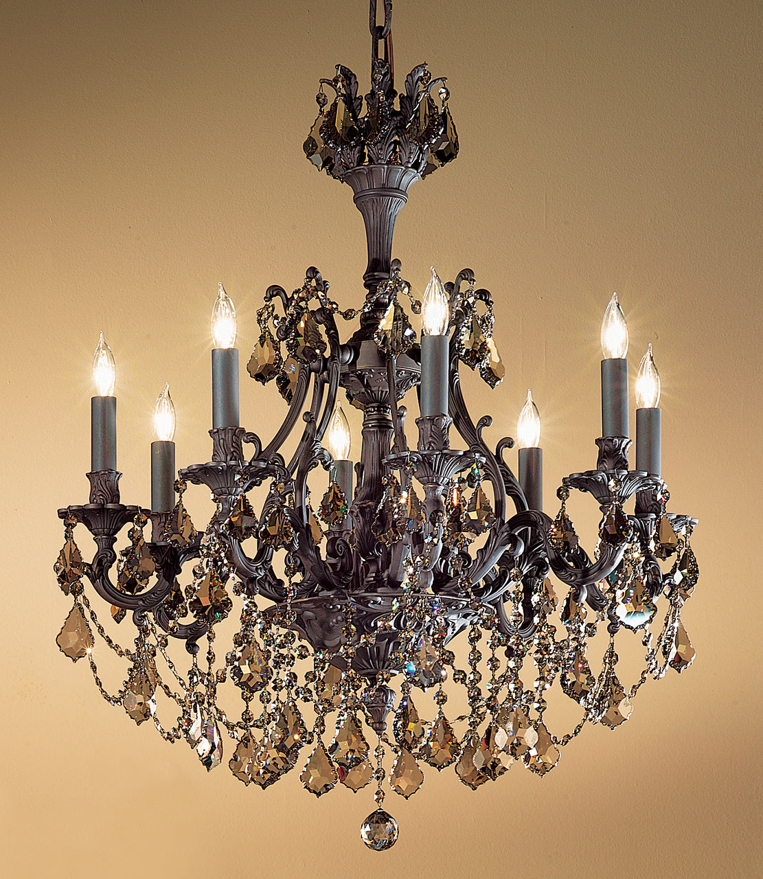 Classic Lighting 57358 FG CBK Majestic Imperial Crystal Chandelier in French Gold (Imported from Spain)