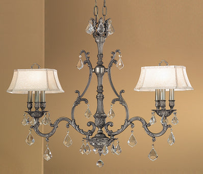 Classic Lighting 57361 FG CGT Majestic Crystal Island Light in French Gold (Imported from Spain)