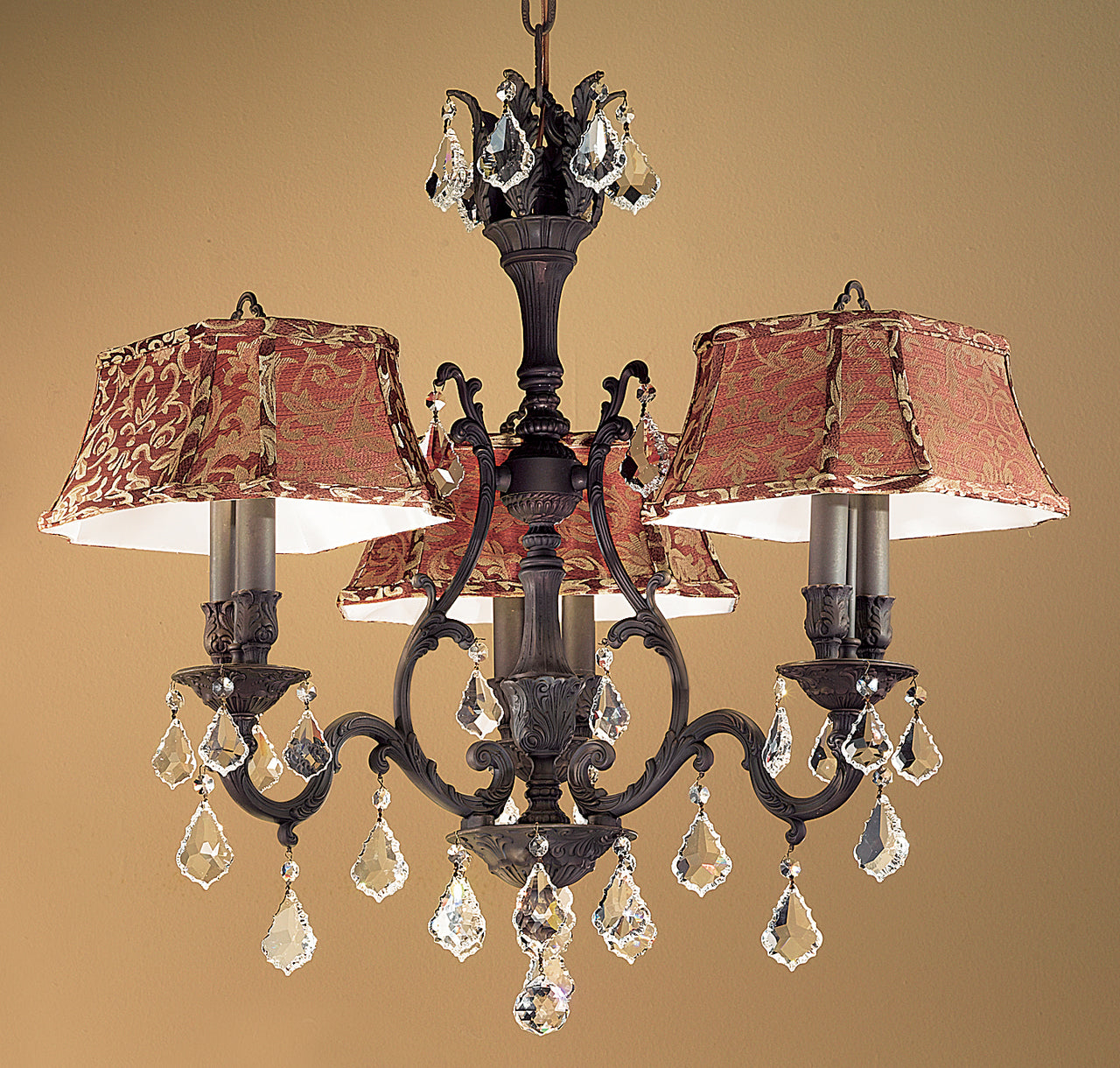 Classic Lighting 57363 FG CGT Majestic Crystal Chandelier in French Gold (Imported from Spain)