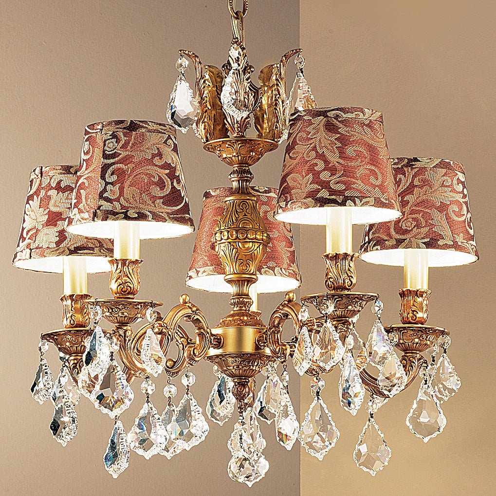 Classic Lighting 57375 FG SC Chateau Crystal Chandelier in French Gold (Imported from Spain)