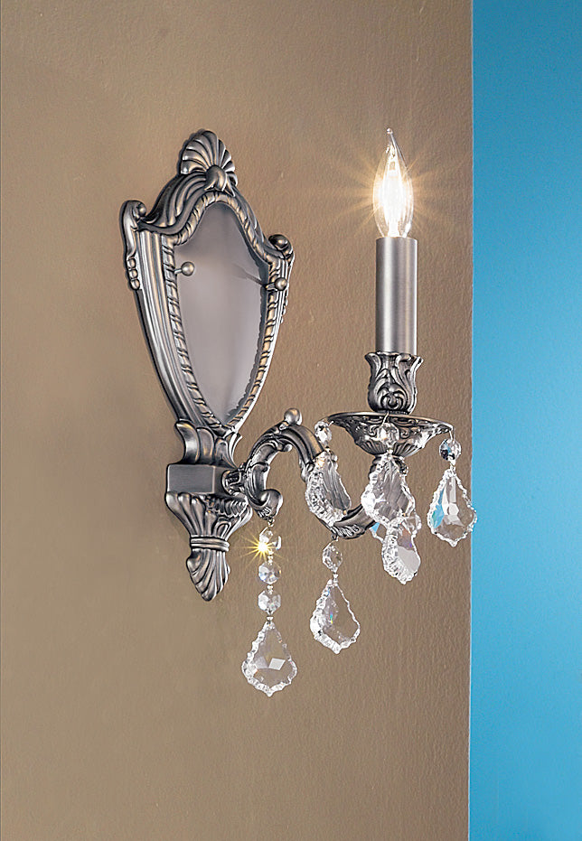 Classic Lighting 57381 FG CGT Chateau Imperial Crystal Wall Sconce in French Gold (Imported from Spain)