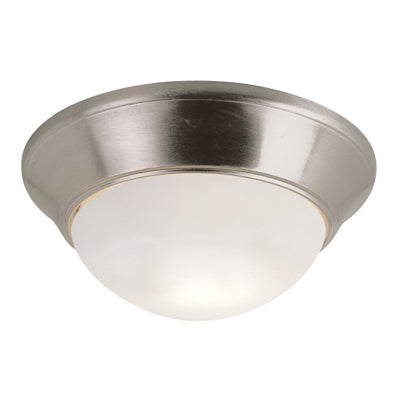Trans Globe Lighting 57703 BN 11" Indoor Brushed Nickel Contemporary Flushmount