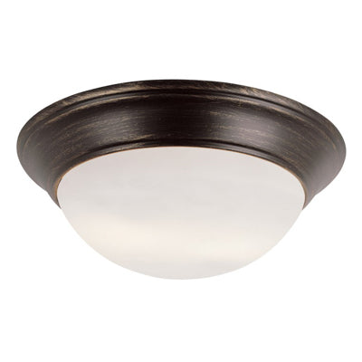 Trans Globe Lighting 57705 ROB 16" Indoor Rubbed Oil Bronze Contemporary Flushmount