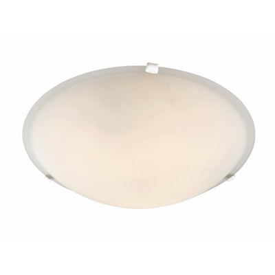 Trans Globe Lighting 58702 WH 20" Indoor White Transitional  Flushmount