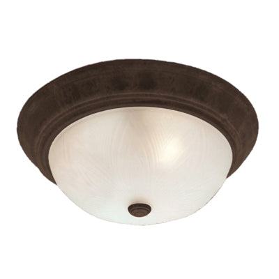 Trans Globe Lighting 58800 ROB 11" Indoor Rubbed Oil Bronze Traditional Flushmount
