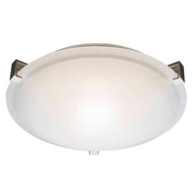Trans Globe Lighting 59006 BN 12" Indoor Brushed Nickel Contemporary Flushmount